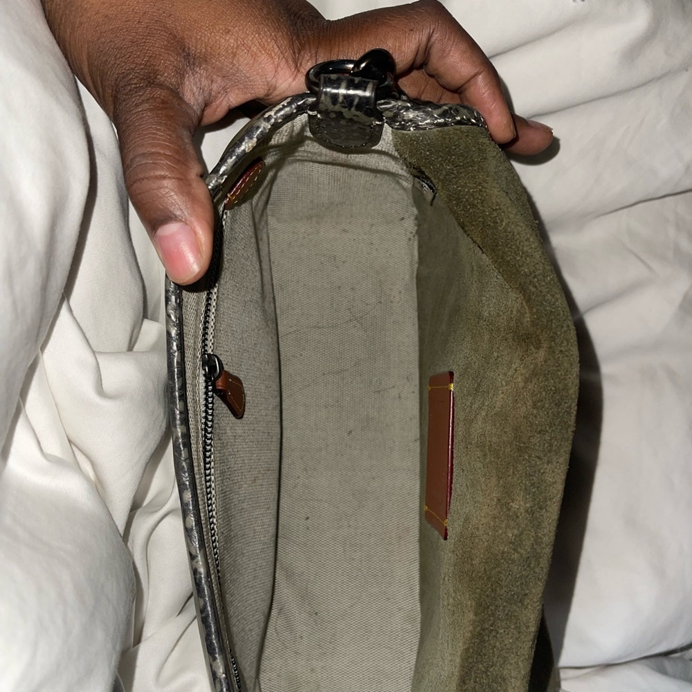 SOLD OUT RARE Coach Tabby Soft Leather With Snakeskin Detail Shoulder Bag - Picture 12 of 12